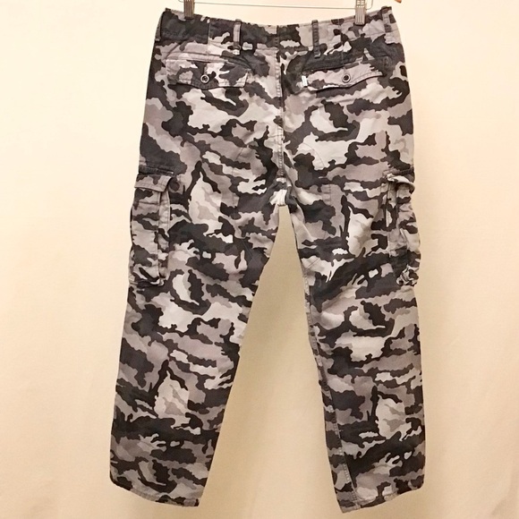 Levi’s 32x26.5 Ace Cargo Camo Men’s Pants Gray Camouflage (Tag Size 32x30) - Picture 4 of 12